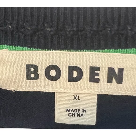 Boden Catriona Stripe Sweater Women’s XL Cotton Blend Navy Coastal Boat Sea - Picture 5 of 10